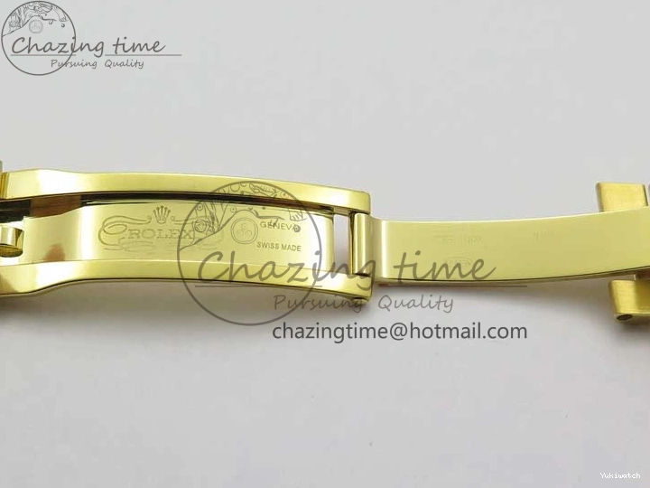 Bracelet Dial EWF 31mm ETA2688 Best Green YG Daydate Edition Malachite YG President on 278288 0430